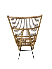 Mid-Century Modern Italian High Back Armchair, 1960s